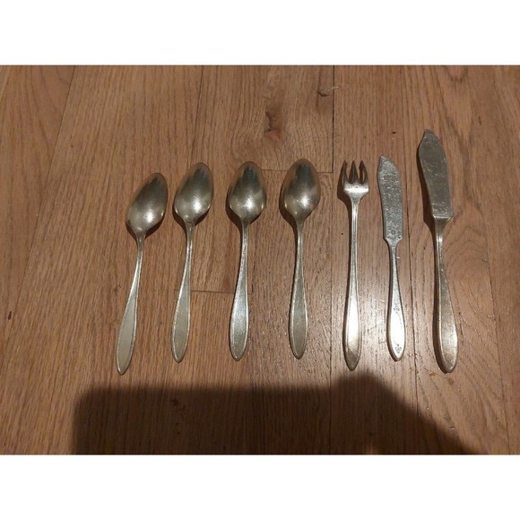 Community Plate Silverplate ADAM pattern silverware LOT - Picture 2 of 2